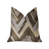 Badger Cove Brown Luxury Throw Pillow