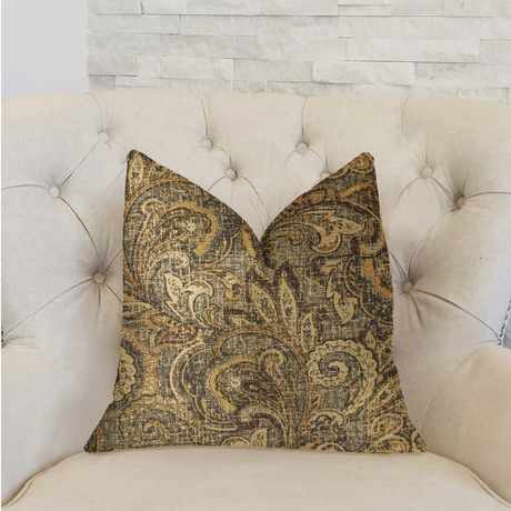 Cypress Field Brown Luxury Throw Pillow