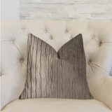 Solitude Gray Luxury Throw Pillow