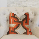 Delightful Chain Multicolor Luxury Throw Pillow