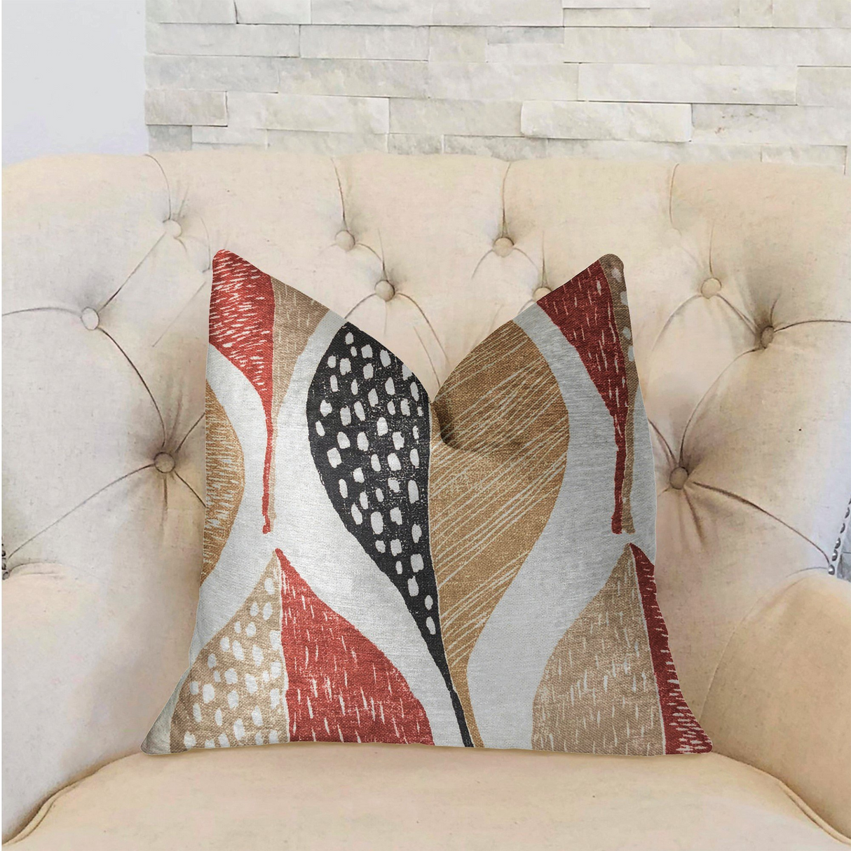 Oak Valley Multicolor Luxury Throw Pillow