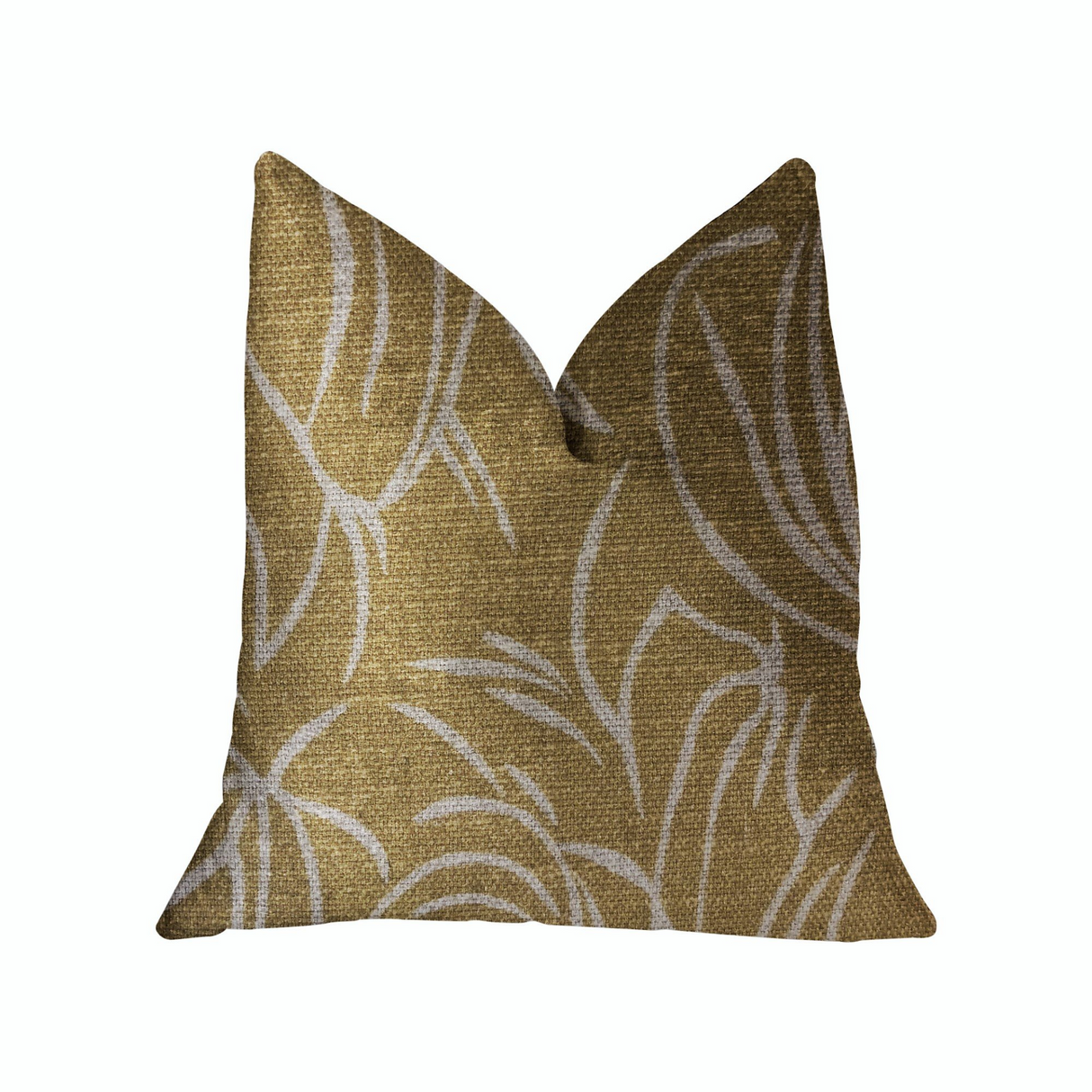 Mira Mirage Gold Luxury Throw Pillow