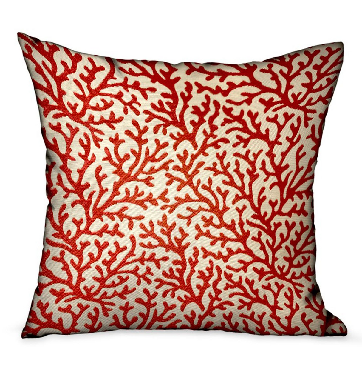 Sweet Trinidad Red Floral Luxury Throw Pillow