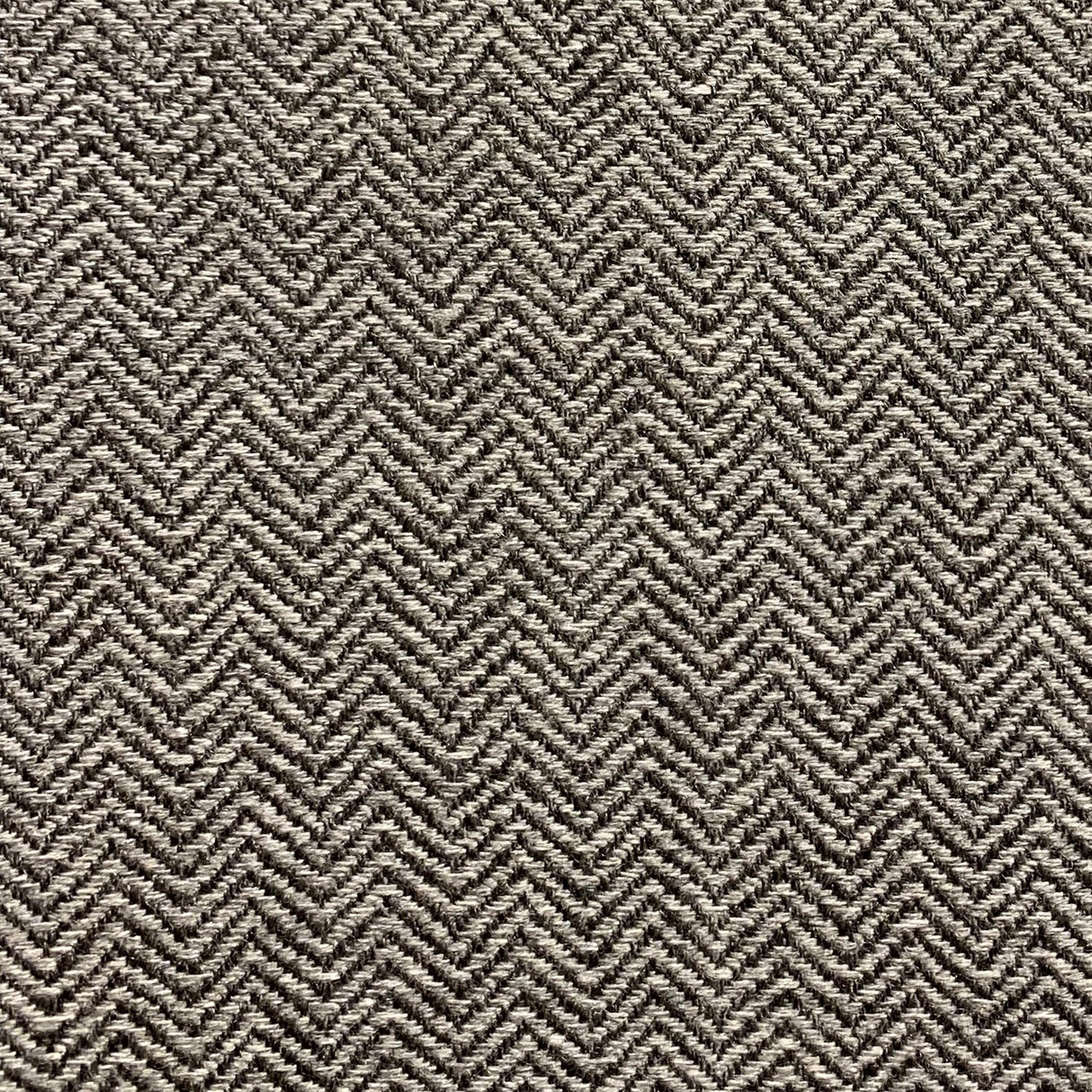 Jagged Ash Gray Chevron Luxury Outdoor/Indoor Throw Pillow