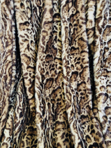 Jungle Cat Faux Fur Luxury Throw