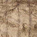 Frost Mink Light Brown Faux Fur Luxury Throw