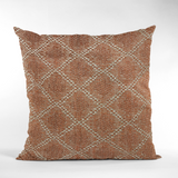 Plutus Brown Diamond Luxury Throw Pillow