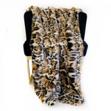 Plutus Brown  Tiger Faux Fur Luxury Throw Blanket