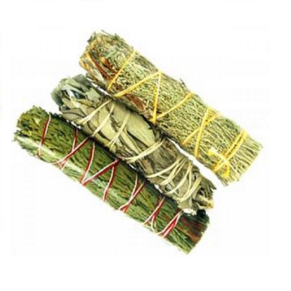 Cedar, White, Blue Sage bundle 3"