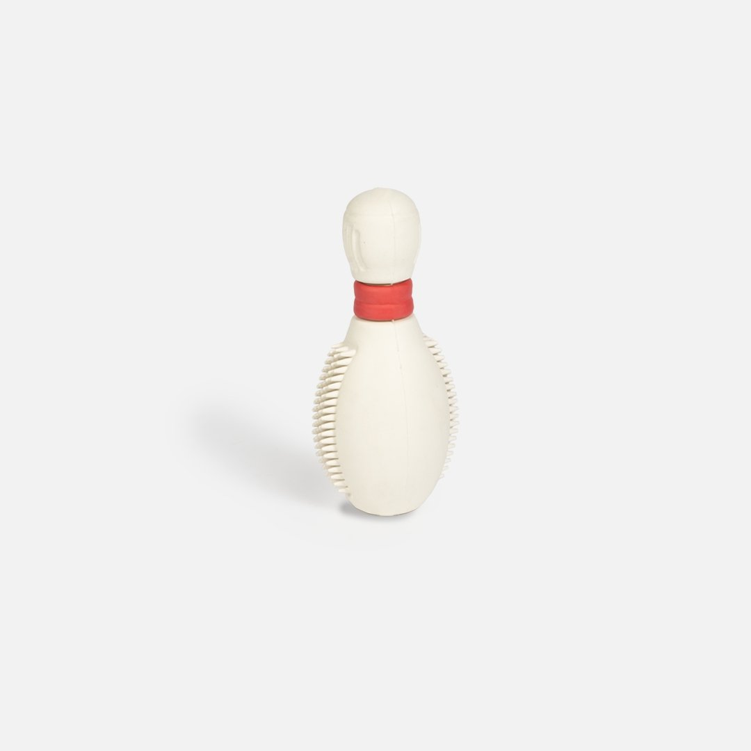 Bowling Pin With Vanilla Scent Dog Toy