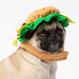 Burger Wig Dog Costume