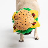 Burger Wig Dog Costume