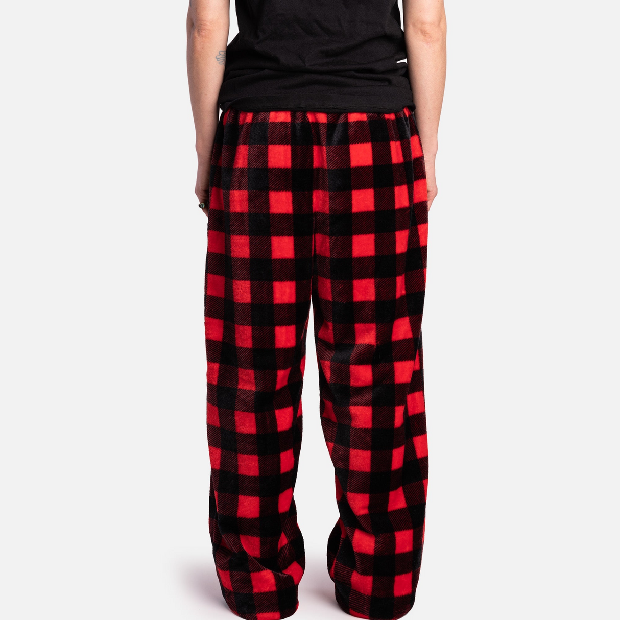 Matching Human Pajama - Buffalo Plaid Red