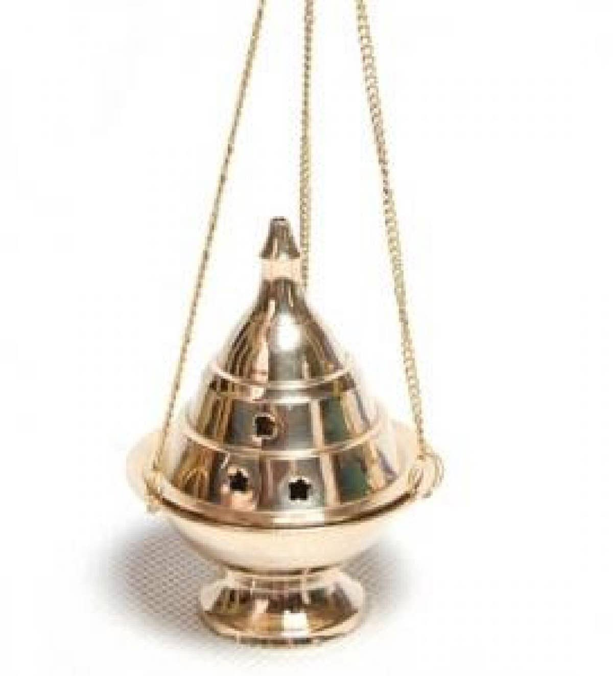 Hanging Brass Incense Burner 5 - 6"