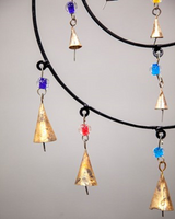 Triple Circle Chime with beads and bells