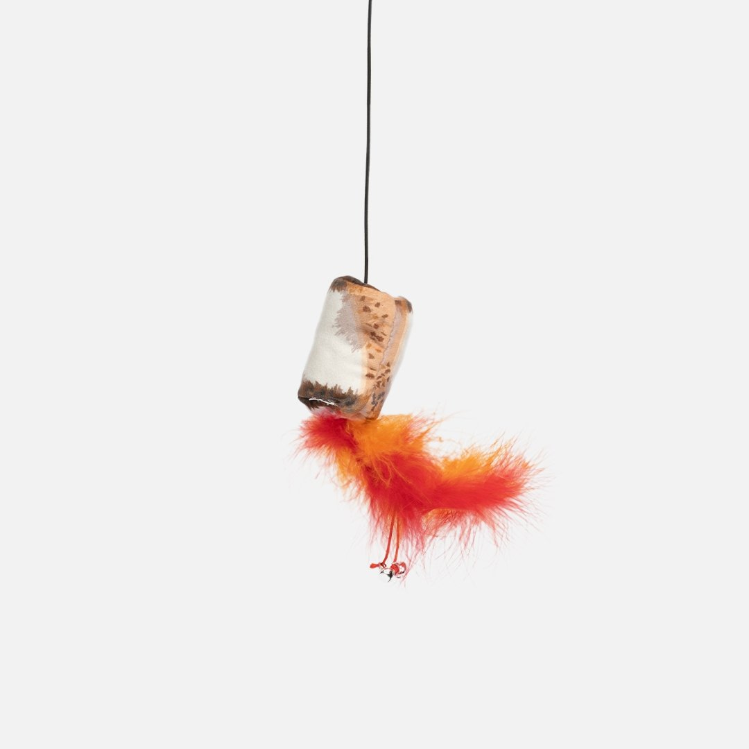 Marshmallow Dangler Cat Toy