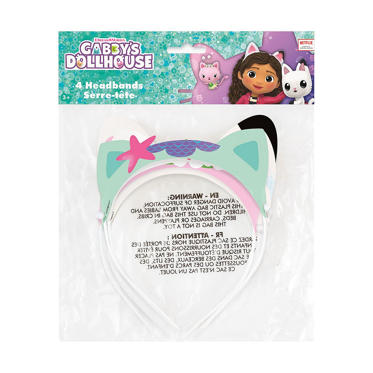 Gabby's Dollhouse Party Favor Headbands [4 per Pack]