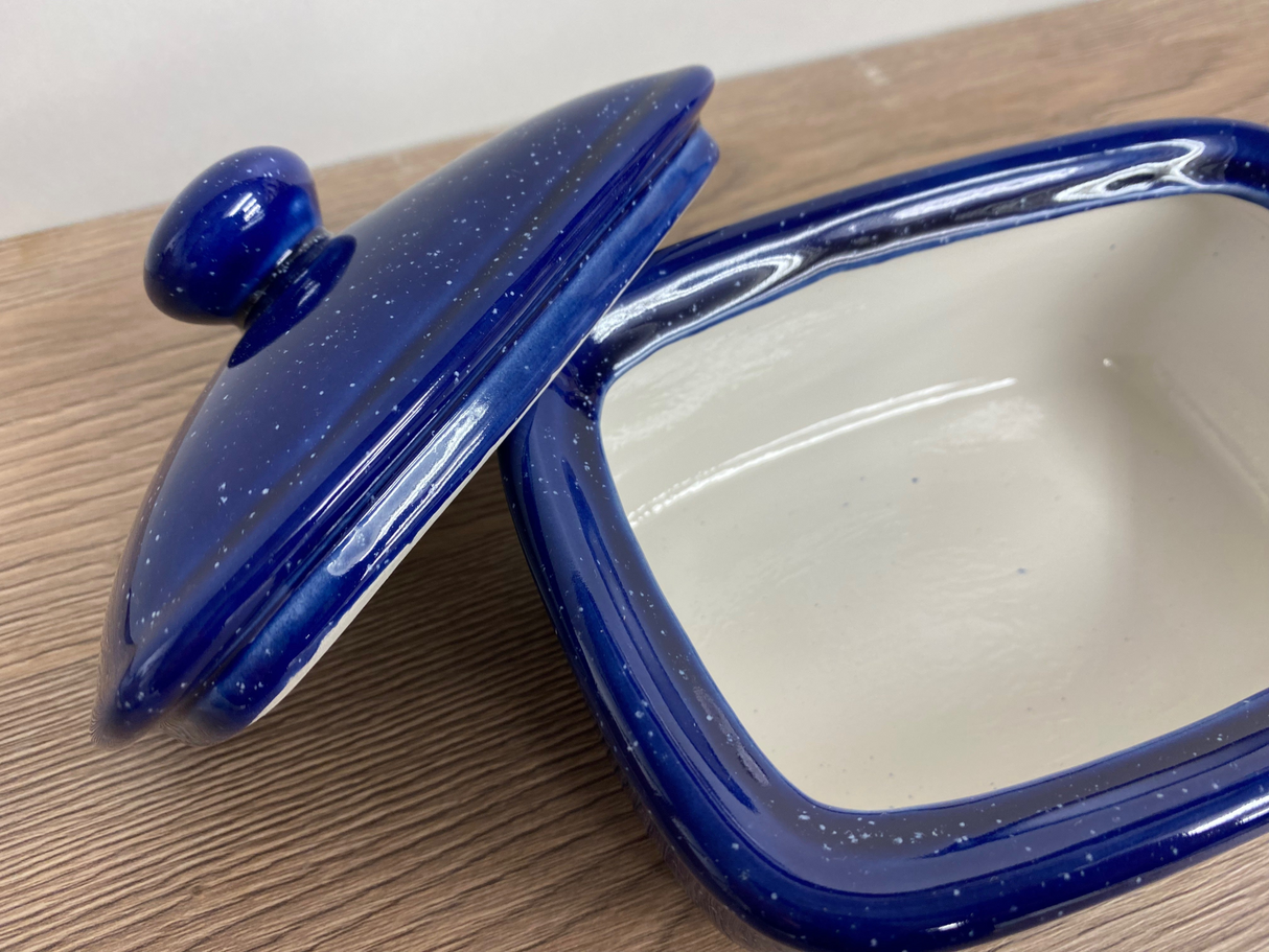 Butter Dish with Lid - Night Sky Glaze