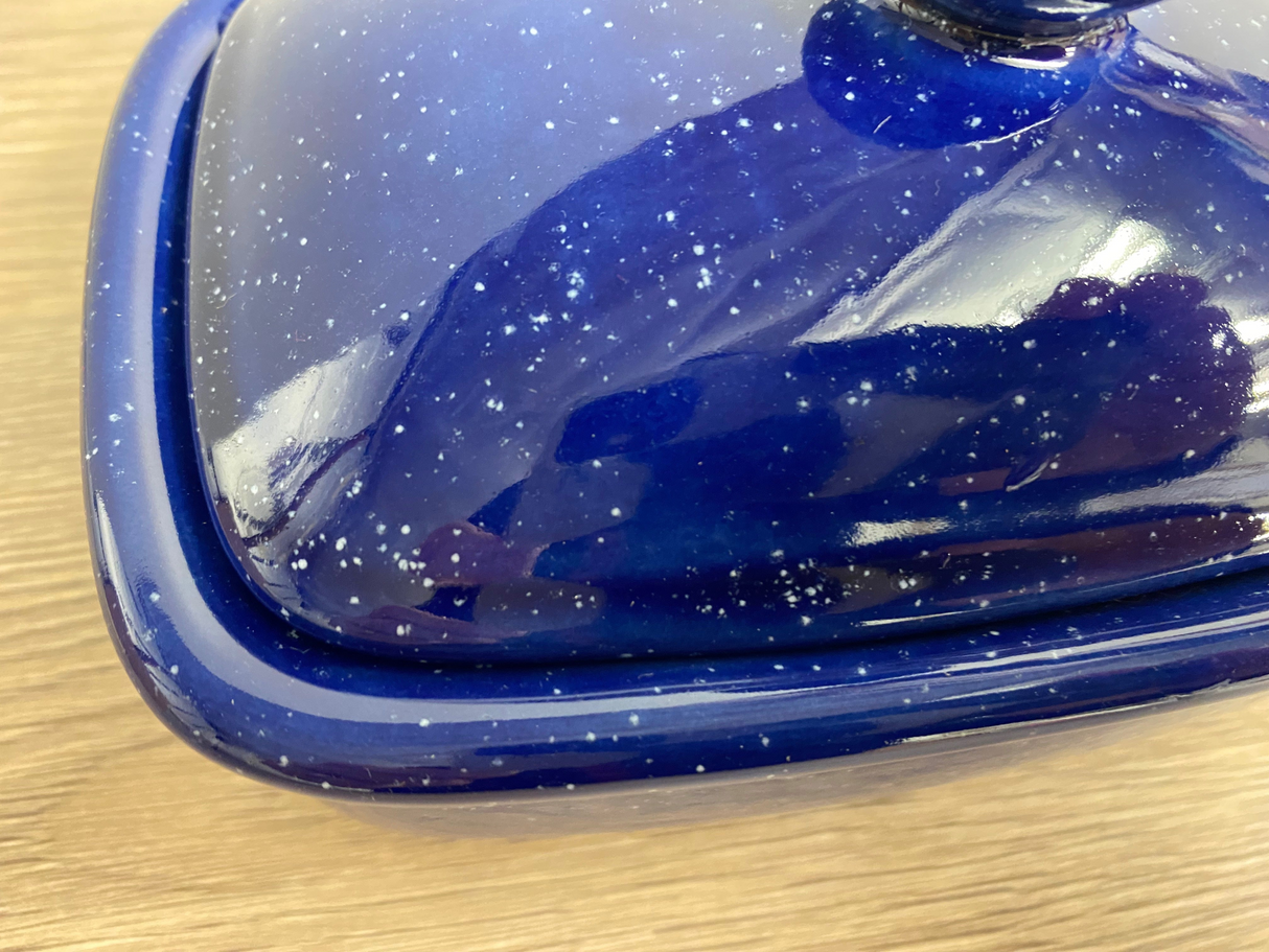 Butter Dish with Lid - Night Sky Glaze