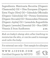 ORGANIC CALMING BABY OIL Nourishing, Soothing, Calming