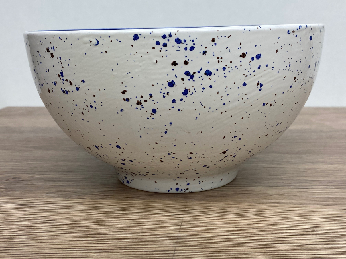 Ceramic Fruit Bowl Royal Blue