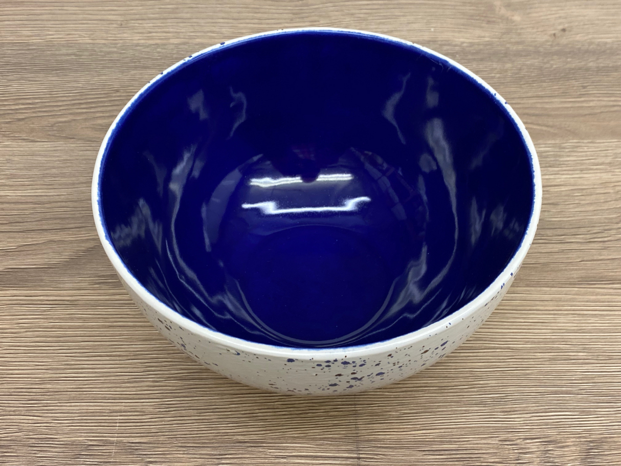 Ceramic Fruit Bowl Royal Blue