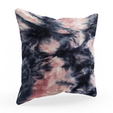 Plutus Pink Navy Fureal Animal Faux Fur Luxury Throw Pillow