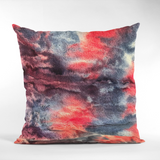 Plutus Blue Red White Fureal Animal Faux Fur Luxury Throw Pillow