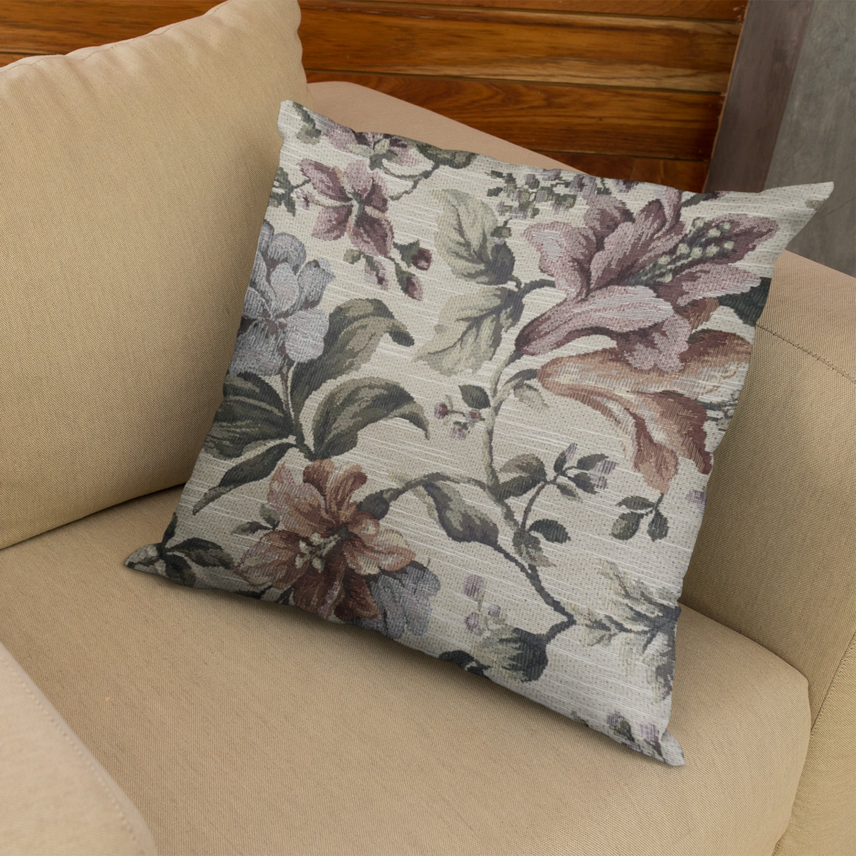 Harmony Meadows  Multicolor Luxury Throw Pillow