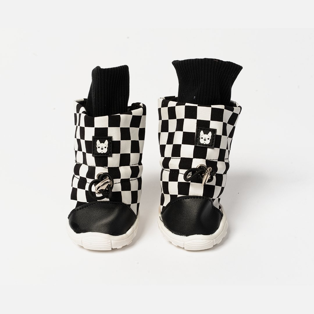 Morgan Adjustable Dog Boots - Plaid