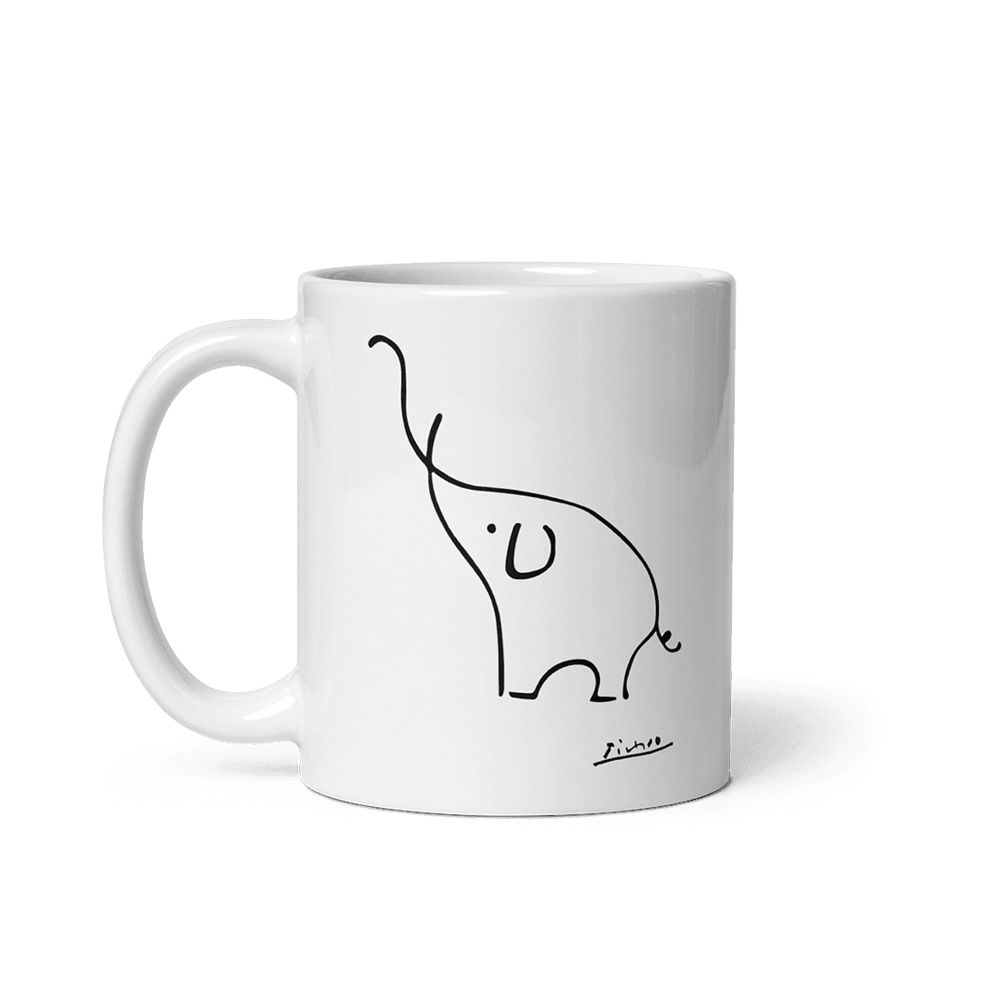 Pablo Picasso Elephant Sketch Artwork Mug