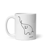 Pablo Picasso Elephant Sketch Artwork Mug