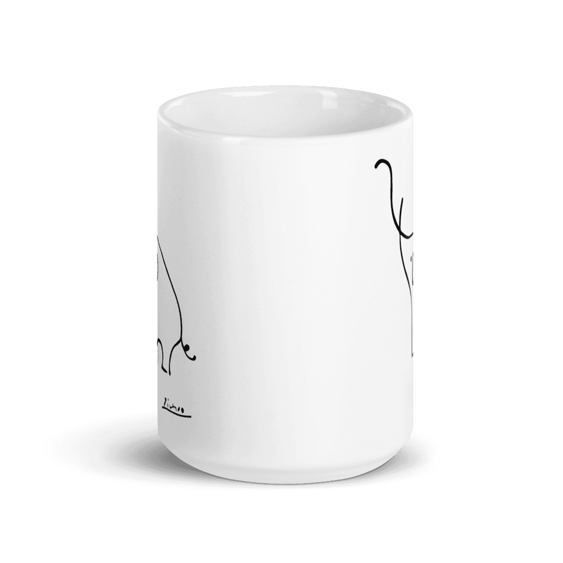 Pablo Picasso Elephant Sketch Artwork Mug