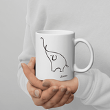 Pablo Picasso Elephant Sketch Artwork Mug