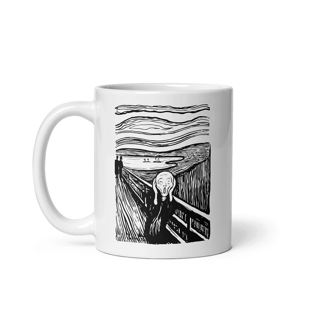 Edvard Munch - The Scream - Sketch Artwork Mug