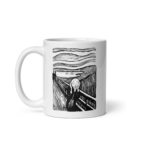 Edvard Munch - The Scream - Sketch Artwork Mug