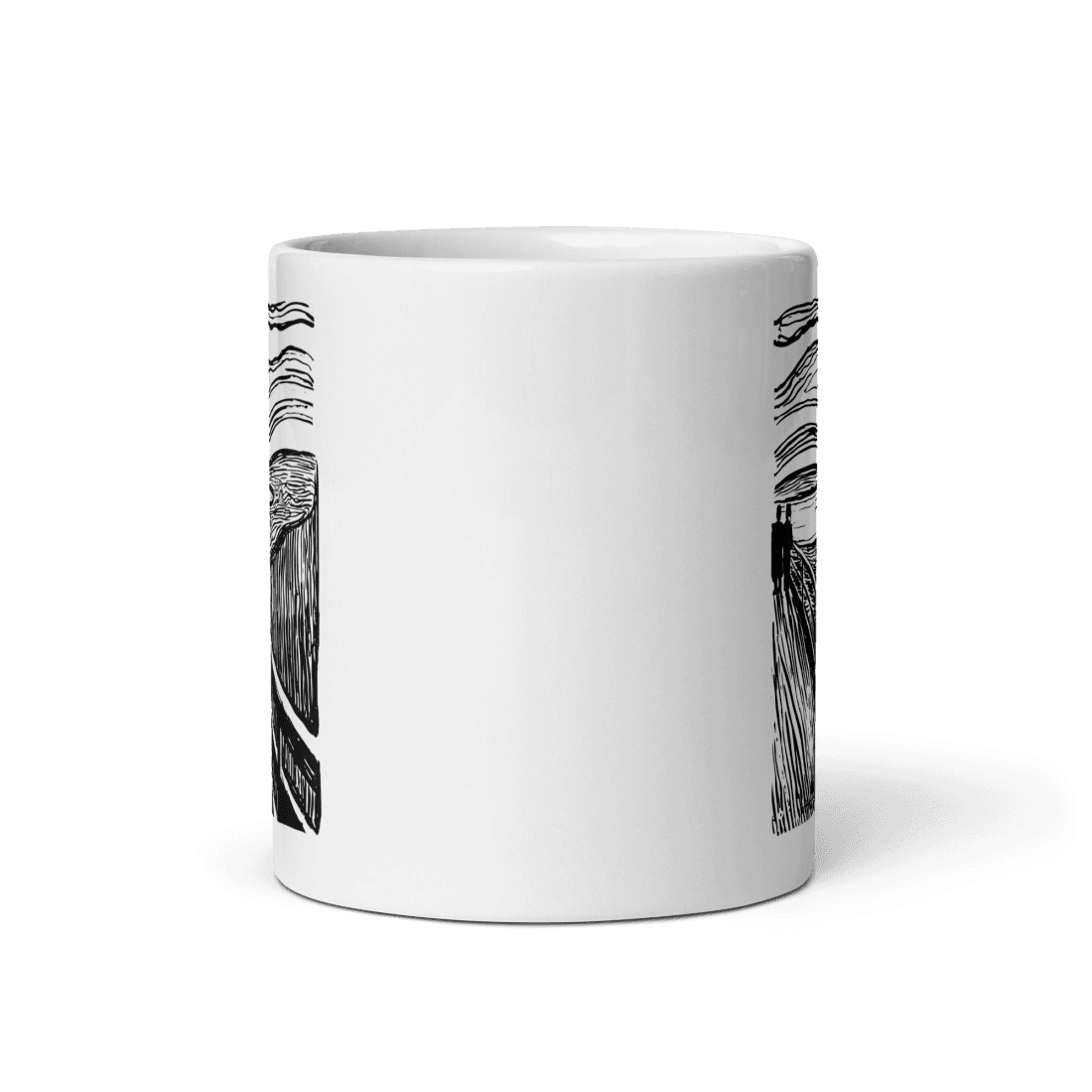 Edvard Munch - The Scream - Sketch Artwork Mug