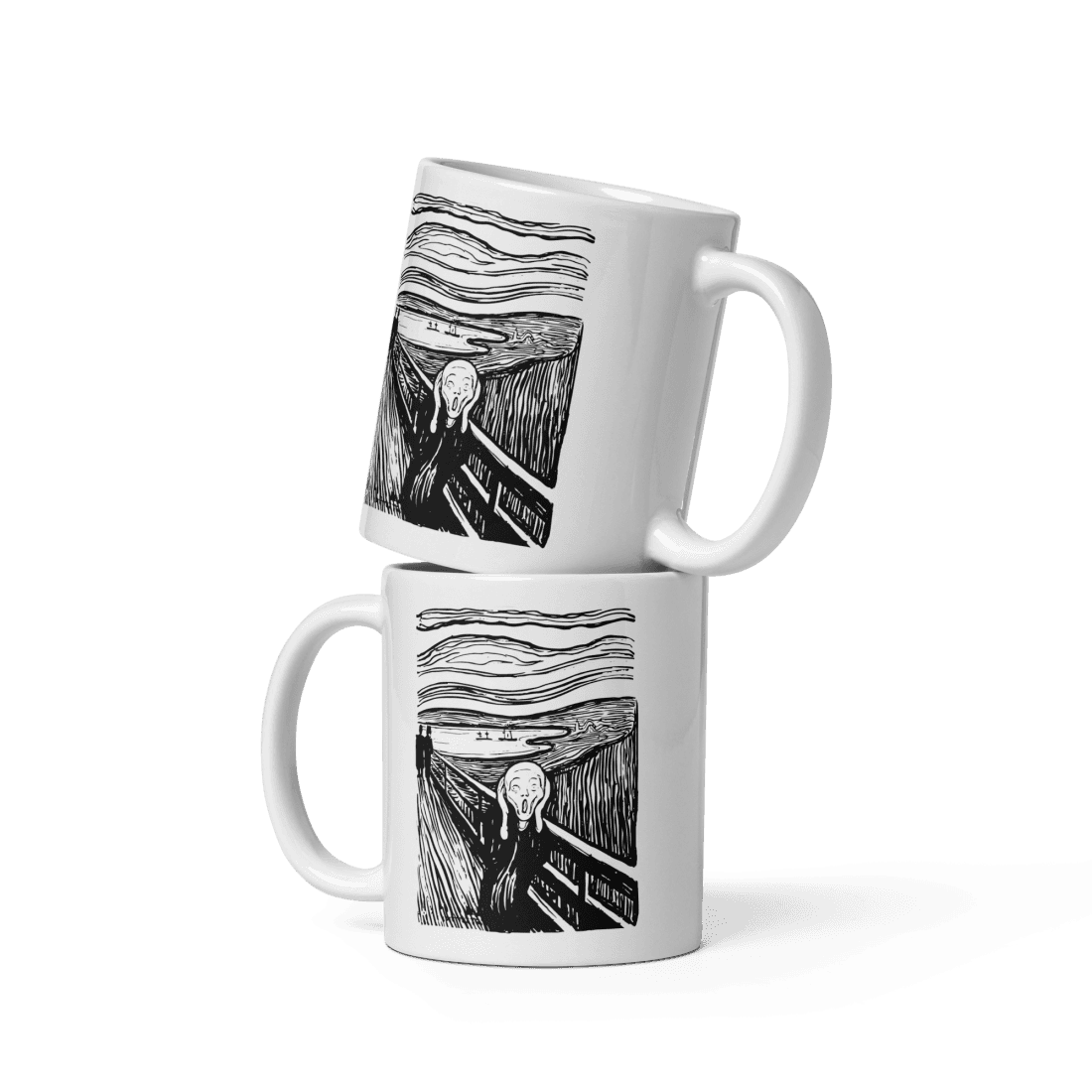 Edvard Munch - The Scream - Sketch Artwork Mug