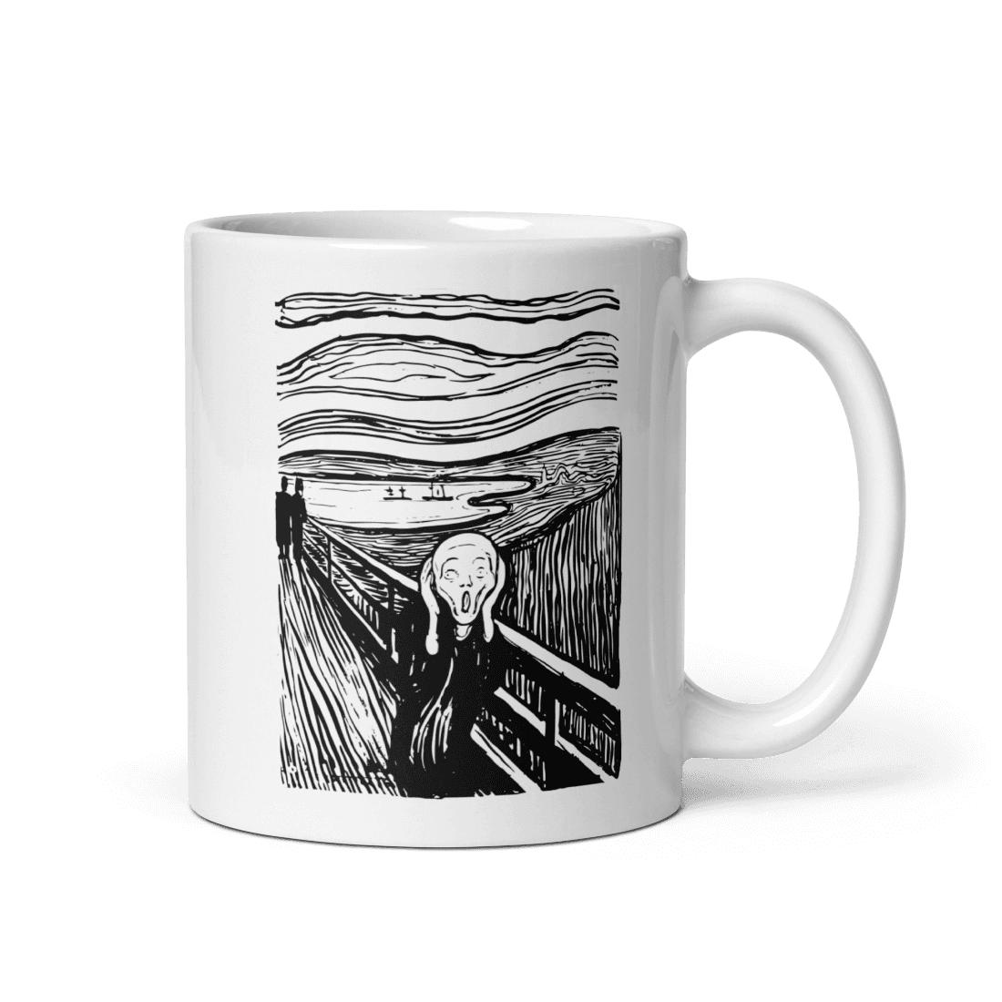 Edvard Munch - The Scream - Sketch Artwork Mug