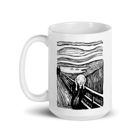 Edvard Munch - The Scream - Sketch Artwork Mug