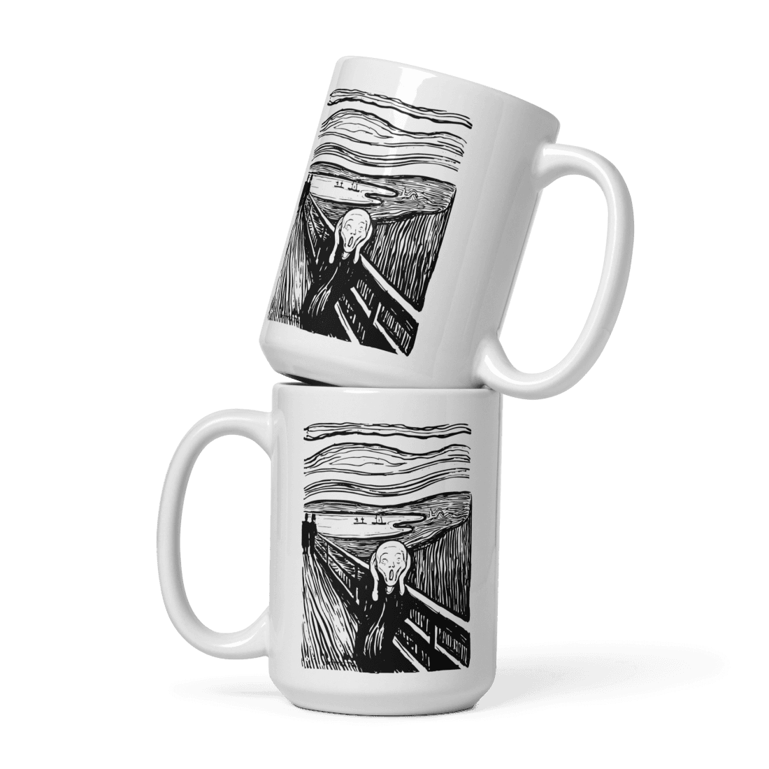 Edvard Munch - The Scream - Sketch Artwork Mug