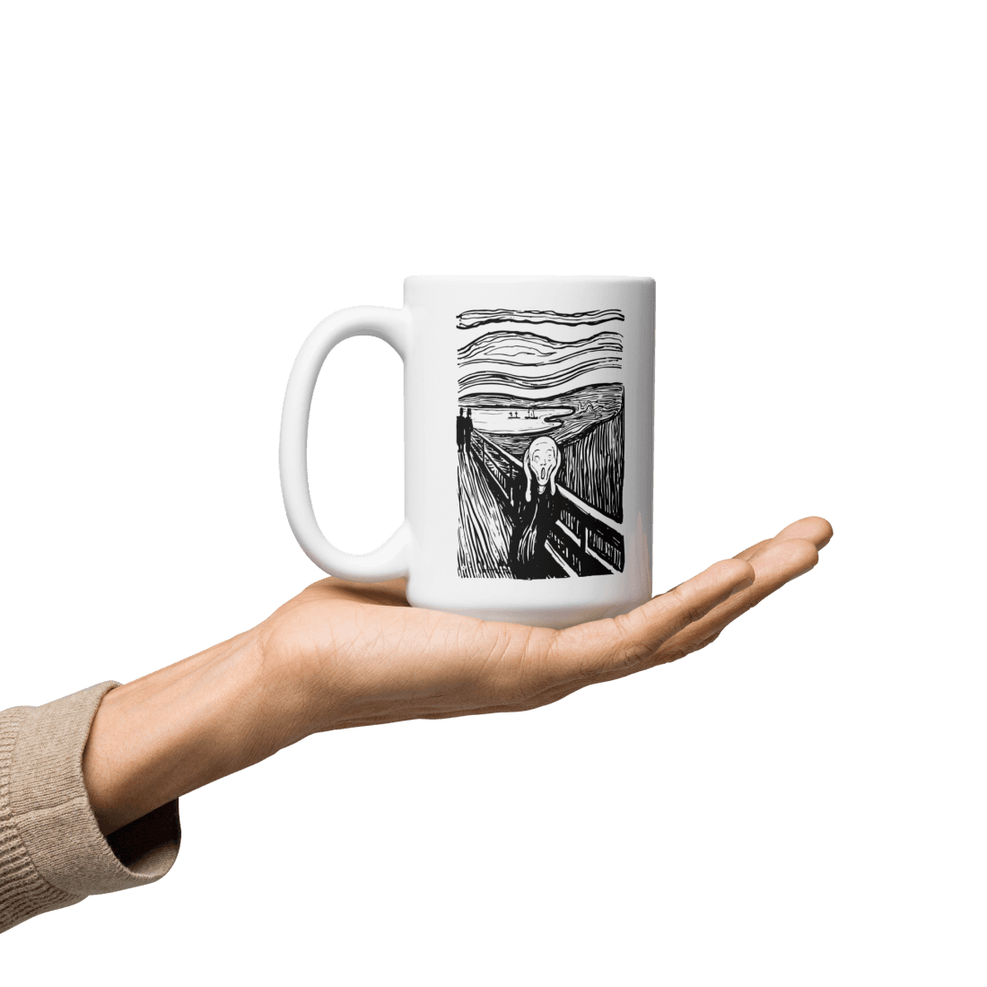 Edvard Munch - The Scream - Sketch Artwork Mug