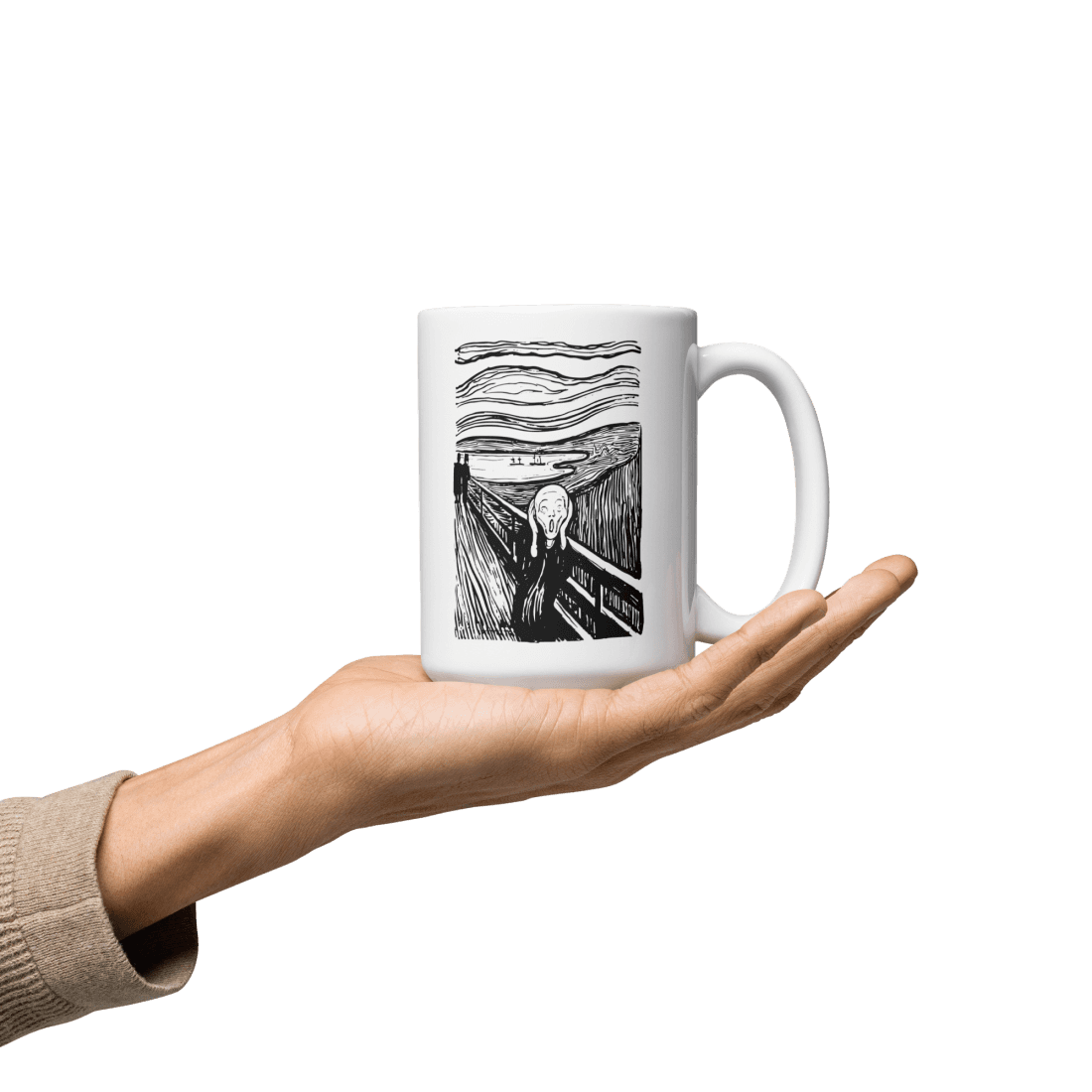 Edvard Munch - The Scream - Sketch Artwork Mug