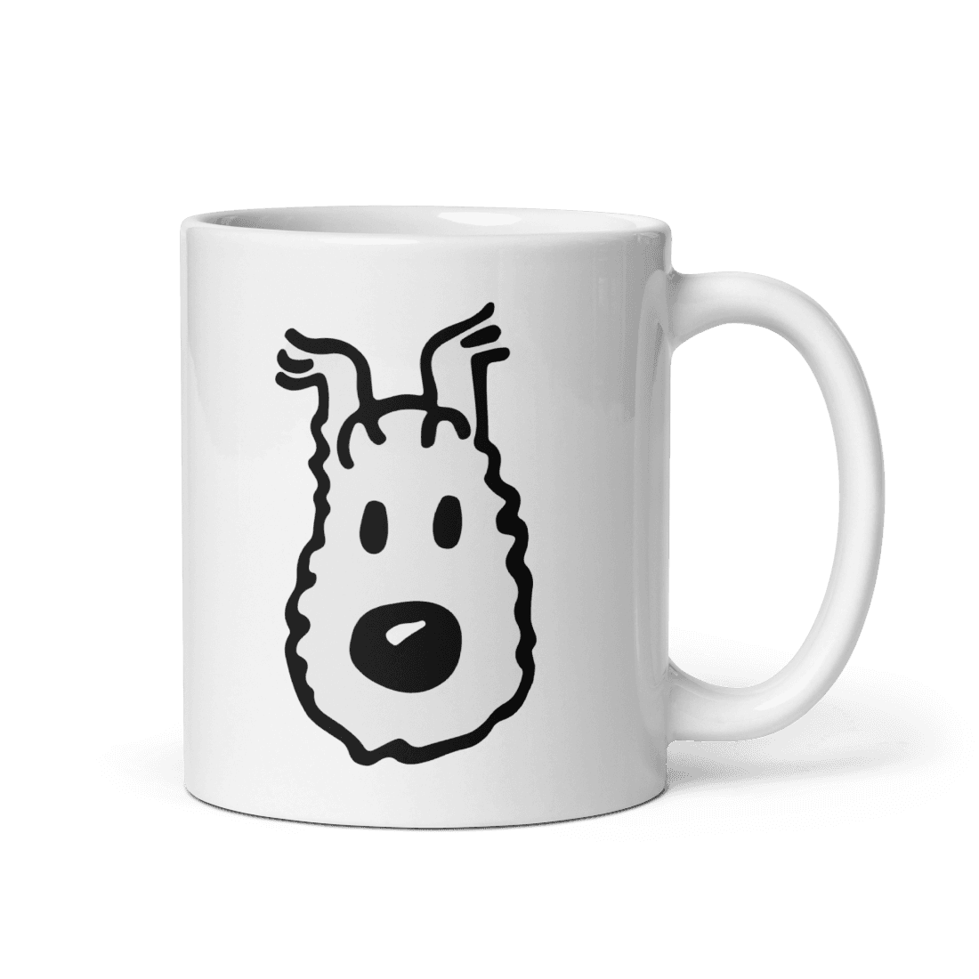 Snowy (Milou), Wire Fox Terrier from Tintin Mug