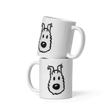 Snowy (Milou), Wire Fox Terrier from Tintin Mug