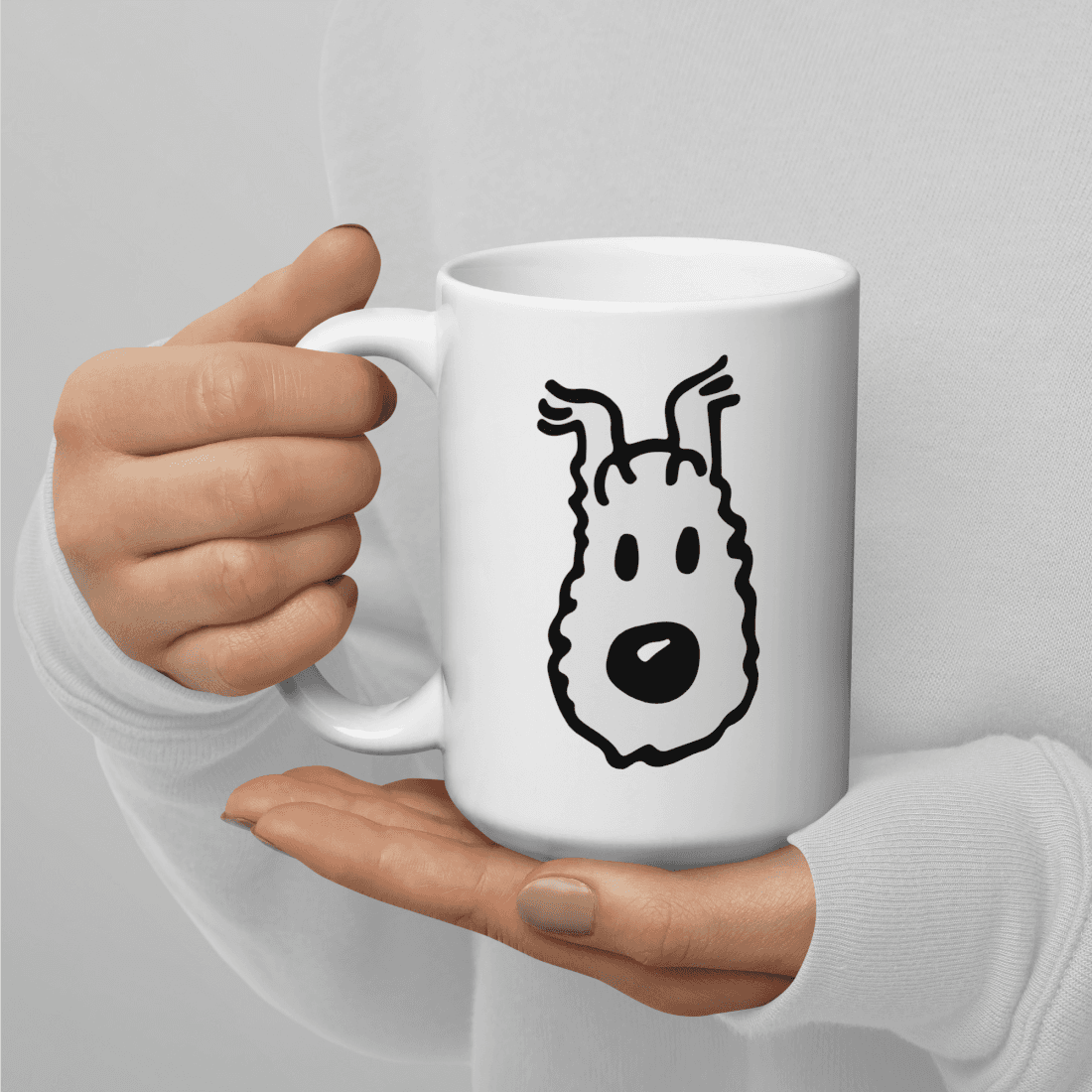 Snowy (Milou), Wire Fox Terrier from Tintin Mug