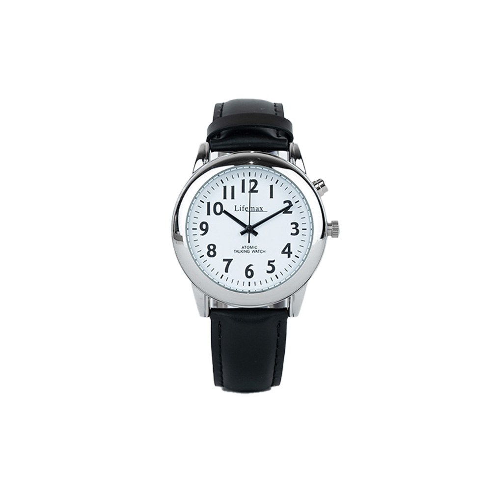 Lifemax RNIB Talking Atomic Watch - Leather Strap - Ladies