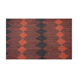 Modern Raspberry Glace Kilim Rug