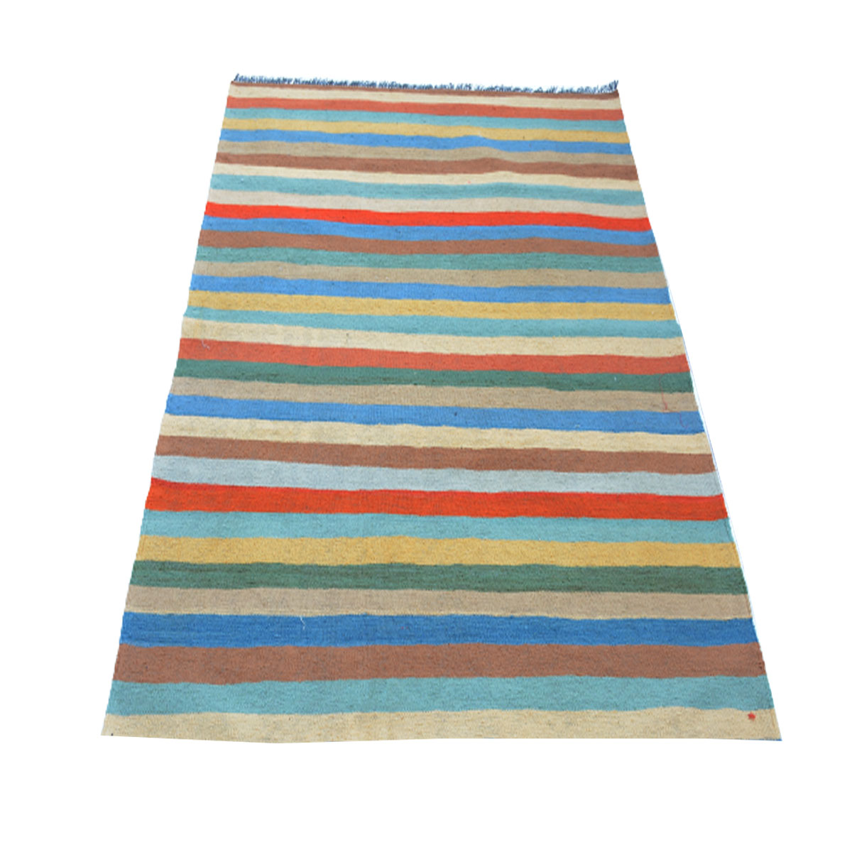 Modern Bluish Kilim Rug