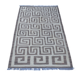 Modern Smokey Grey Kilim Rug